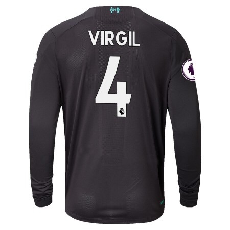Tenue Liverpool Virgil Van Dijk 4 Troisieme 2019-2020 Maillot de Foot ML